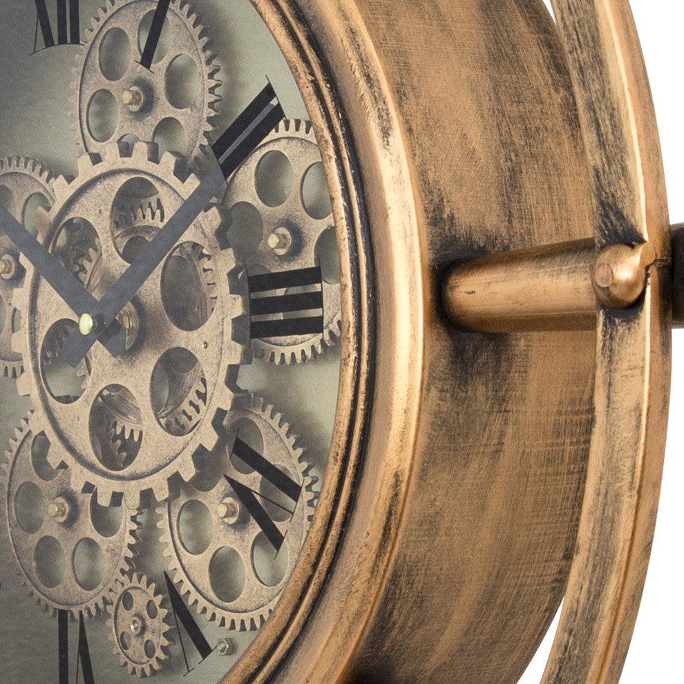 Ship's Wheel Wall Clock