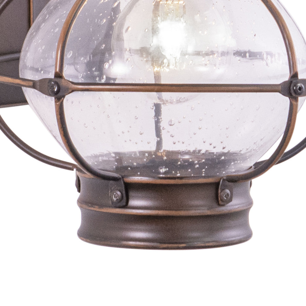Chatham 8" Outdoor Wall Light Burnished Bronze