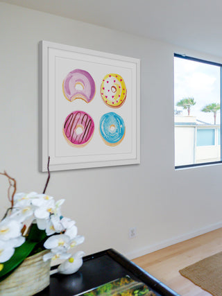 "Donuts" Framed Painting Print