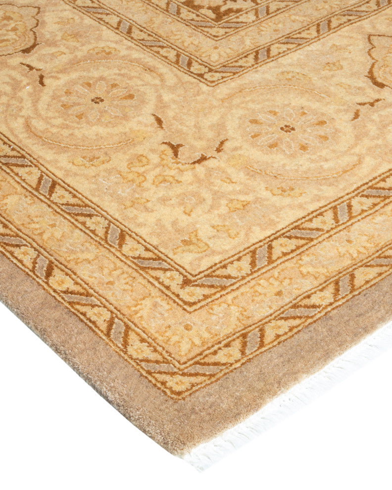 Effat, One-of-a-Kind Hand-Knotted Area Rug Ivory, 9'3"x12'3"