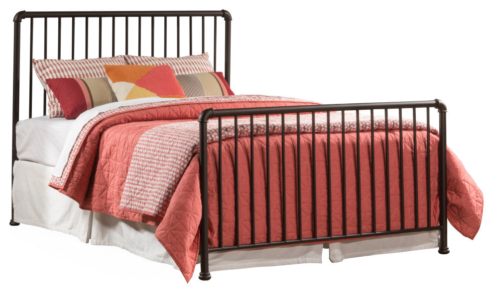 Hillsdale Brandi Queen Metal Bed With Frame With Spindle Design