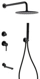 Wasser™ Solid Brass Shower Faucet With Bathtub Faucet