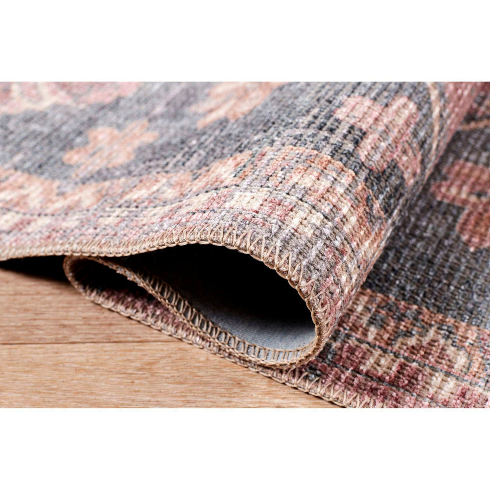 Avalon Diamond Area Rug - Red, 1'10"x2'10"