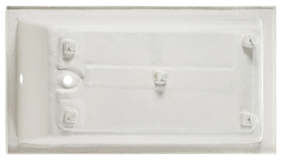 Voltaire Acrylic With Integral Tile Flange, 60"x32", Left Hand Drain