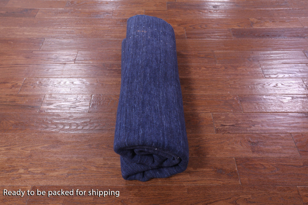 6' Square Persian Gabbeh Hand Knotted Wool Rug - Q15034