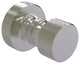 Foxtrot Robe Hook, Satin Nickel