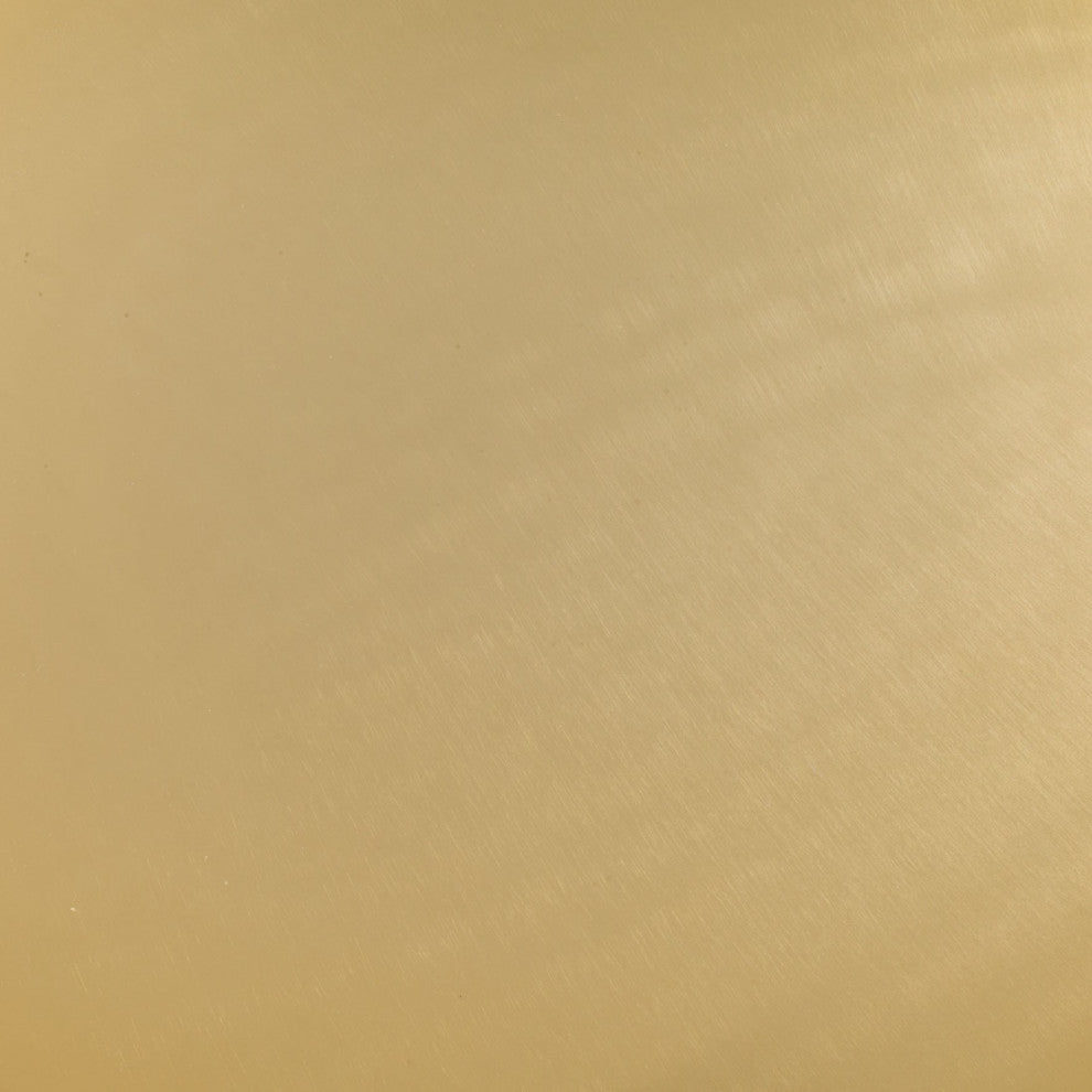 Gold and White Pedestal Side or Accent Table
