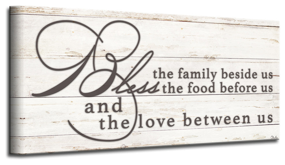 Blessing Wrapped Canvas Kitchen Wall Art, 12"x24"