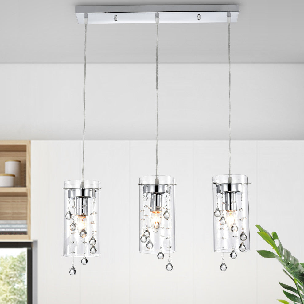 Magnolia 3-Light Kitchen Island Pendant