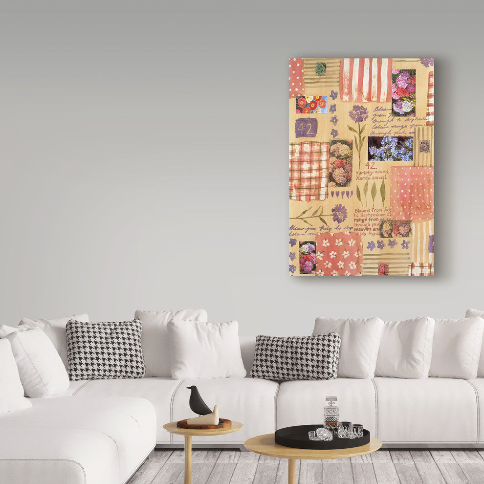 Hope Street Designs 'Purple Scrap' Canvas Art, 32"x22"