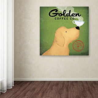 'Golden Coffee Co' Canvas Art by Ryan Fowler