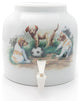 Goldwell Designs Puppies & Ball Design Water Dispenser Crock