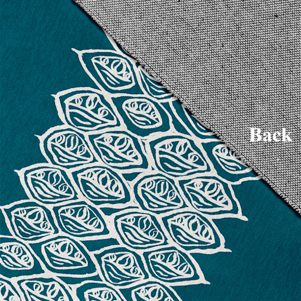Cowry Stack Rug, Blue, 4'x6'