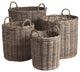 Normandy Round Baskets, Set of 4