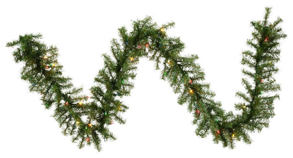 Vickerman 9' x 10" Canadian Garland 35MU 220 Tips