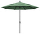 11'' Matted Black Collar Tilt Crank Aluminum Umbrella, Spa Pacifica