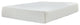 Benzara BM227229 Upholstered California King Mattress Memory Foam Layer, White