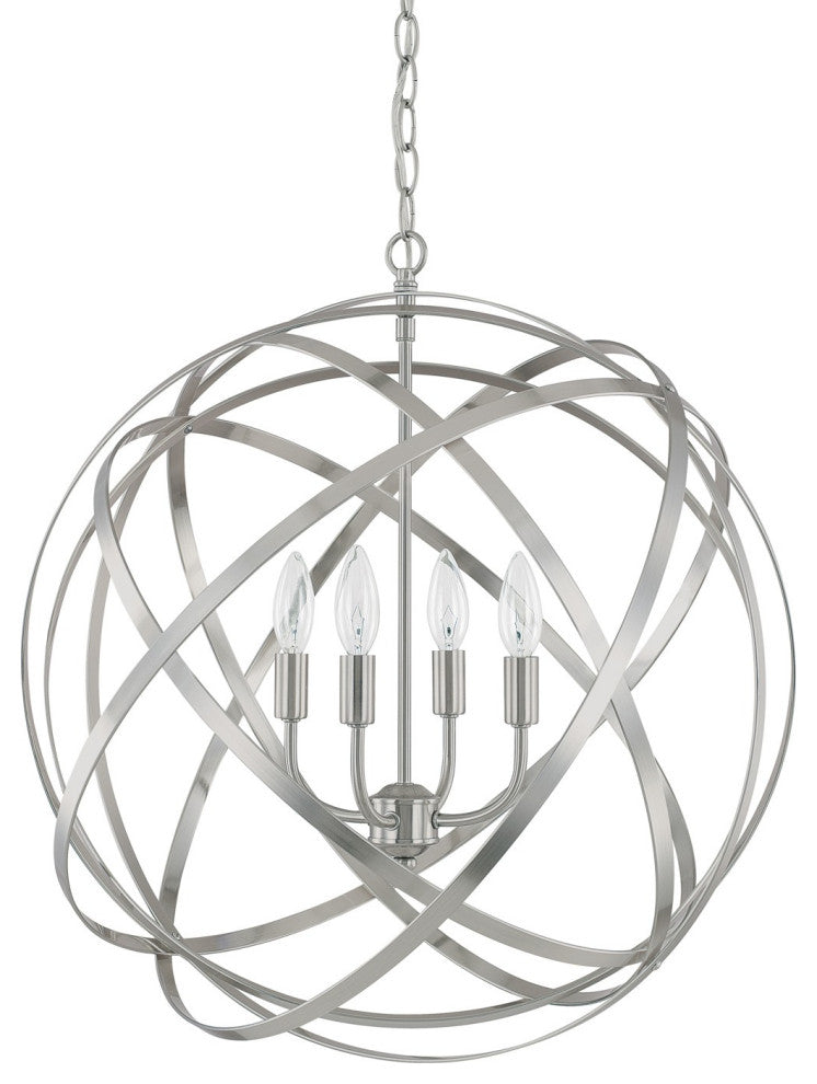 Capital Lighting Axis 4-Light Pendant 4234BN