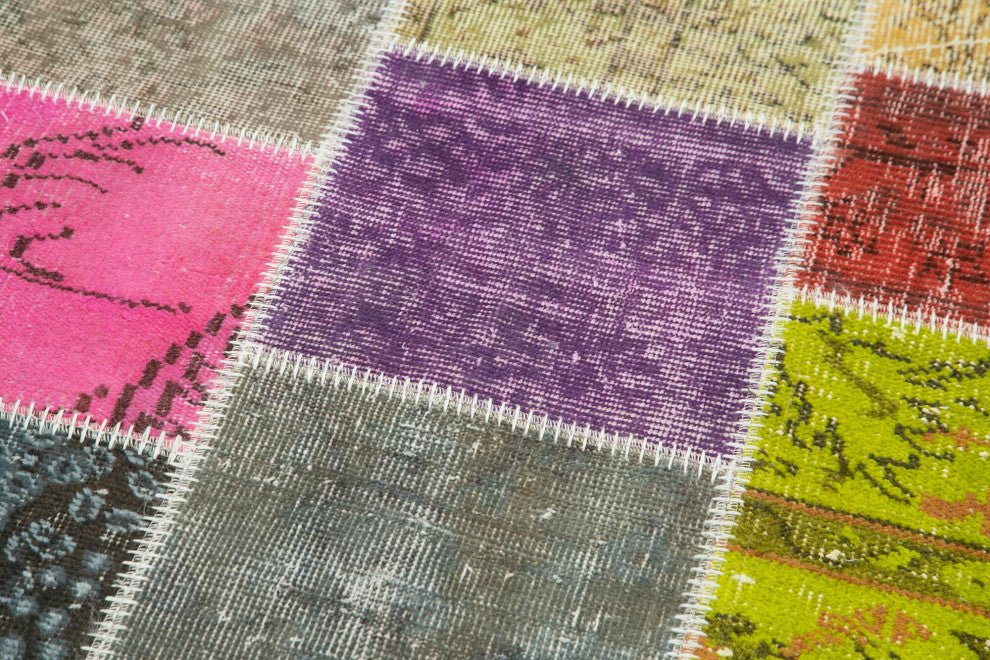 Rug N Carpet - Handwoven Turkish 3' 0" x 9' 10" Contemporary Runner Area Rug