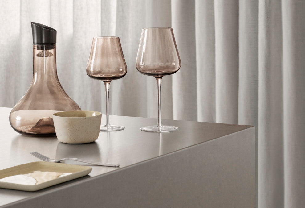 Belo Red Wine Glasses, 20oz, Set of 2,  Coffee