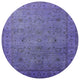 Ahgly Company Indoor Round Mid-Century Modern Area Rugs, 6' Round