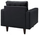 Modern Contemporary Living Room Armchair Set of 2 Black