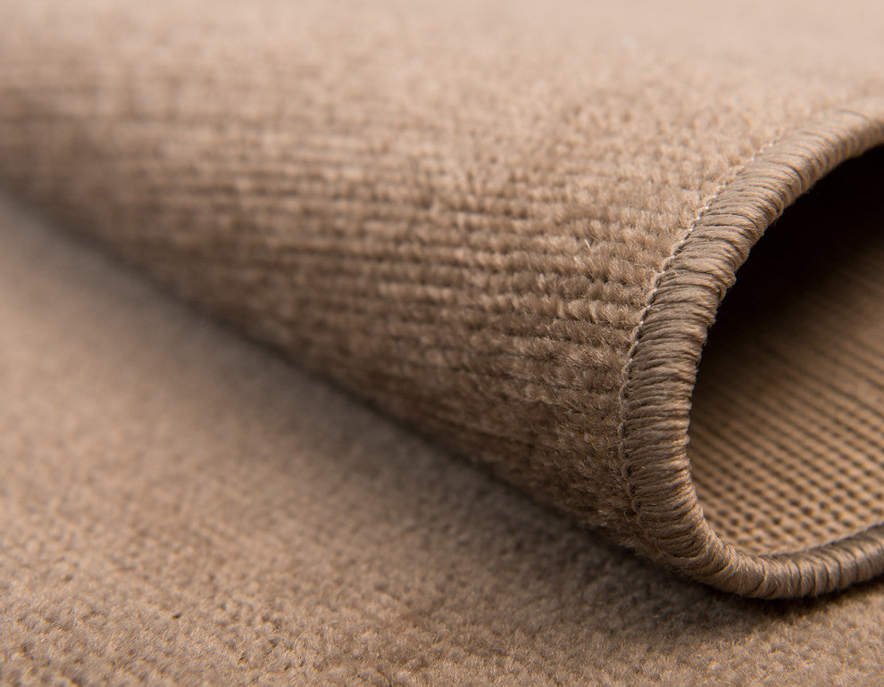 Unique Loom Light Brown Solid Williamsburg 5' 0 x 8' 0 Area Rug