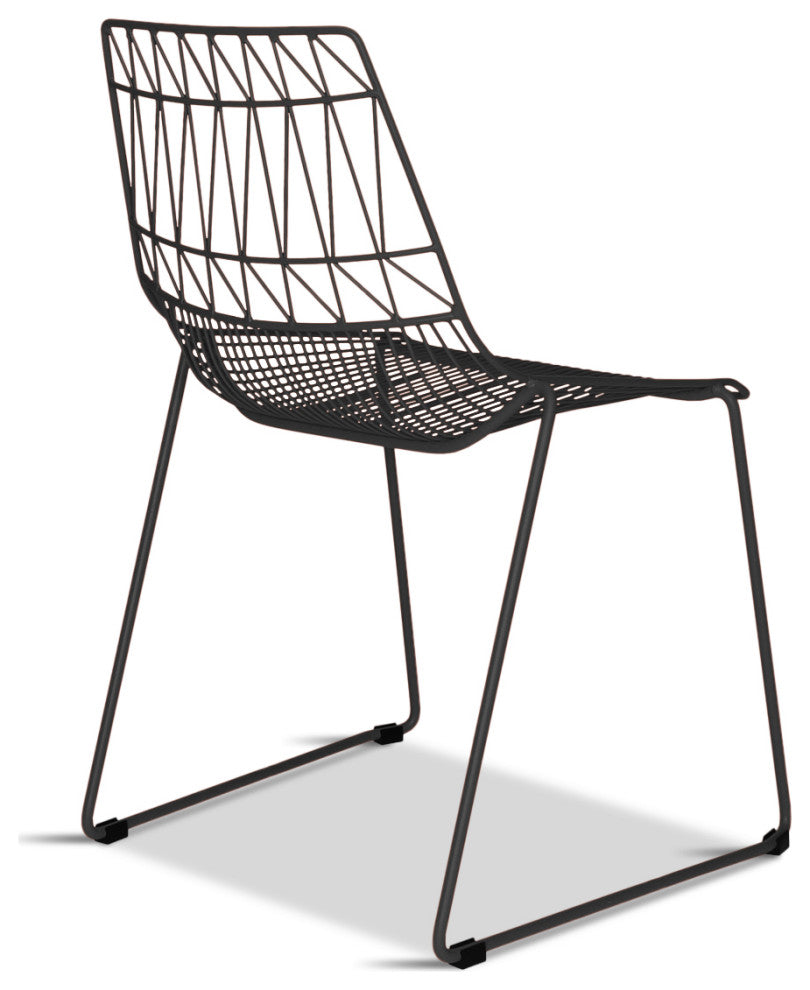 Ace 7 Piece Dining Set, Matte Black