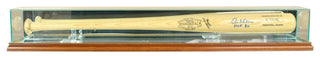 Glass Baseball Bat Display Case, Walnut