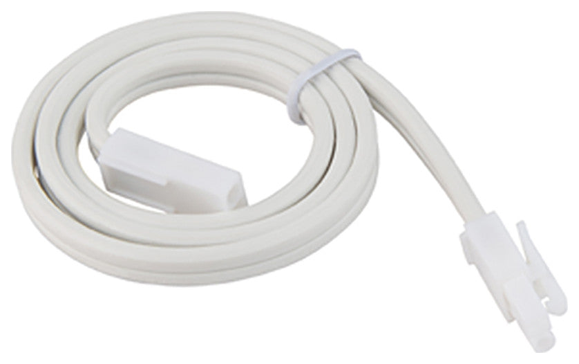 Extension Joiner Cable for Line Voltage Puck Light, White, 24"