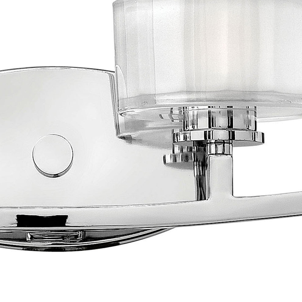 Hinkley Meridian Four Light Vanity, Chrome