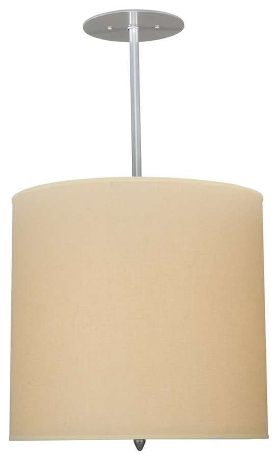 18W Cilindro Beige Textrene Pendant