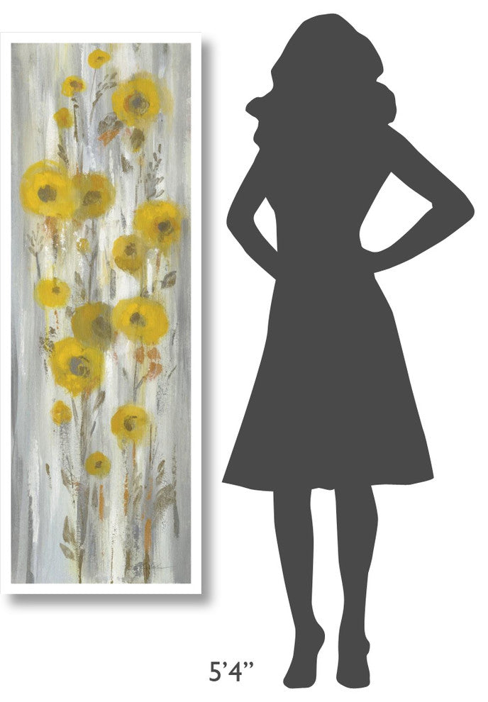 "Roadside Flowers II" Digital Paper Print by Silvia Vassileva, 20"x56"