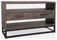 Jofran East Hampton Sofa Console Table, Distressed Grey (Set of 2)