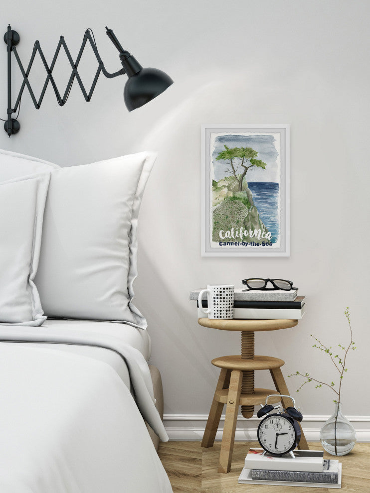 "Discover Carmel by the Sea" Framed Painting Print, 30x45