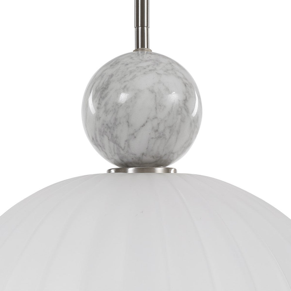 Uttermost Creme Crï¿½me Oversized 1 Light Pendant 21545