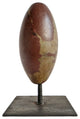 Natural Lingam Stone on Stand
