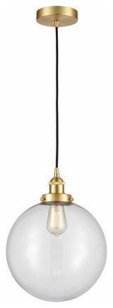 Innovations 616-1PH-SG-G202-12 1-Light Mini Pendant, Satin Gold