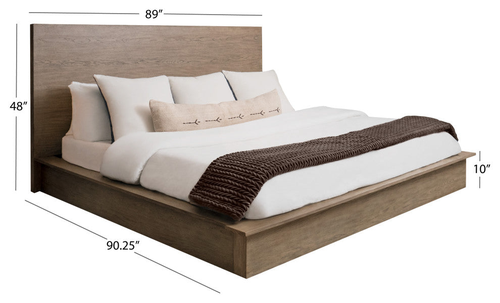 Resto Weathered Gray King Bed