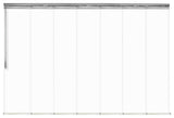 Navajo White 7-Panel Track Extendable Vertical Blinds 110-153"W