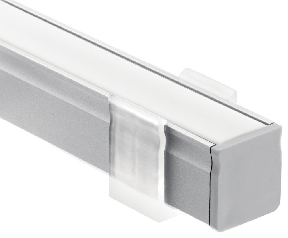 Kichler 1TEK1DWSF8SIL Tape Extrusion Kit, Silver Finish