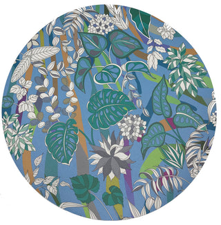 Sabi Jungle Savuti 16" Round Pebble Placemats, Set of 4