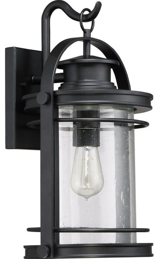 Quoizel BKR8410K One Light Outdoor Wall Lantern Booker Mystic Black