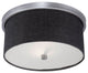 2 Light 13 in. Brushed Pewter Flushmount