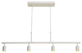 VidaLite Shura 4 Head Hanging LED Pendant Track, White