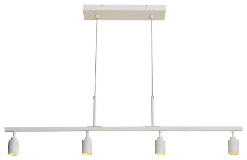 VidaLite Shura 4 Head Hanging LED Pendant Track, White