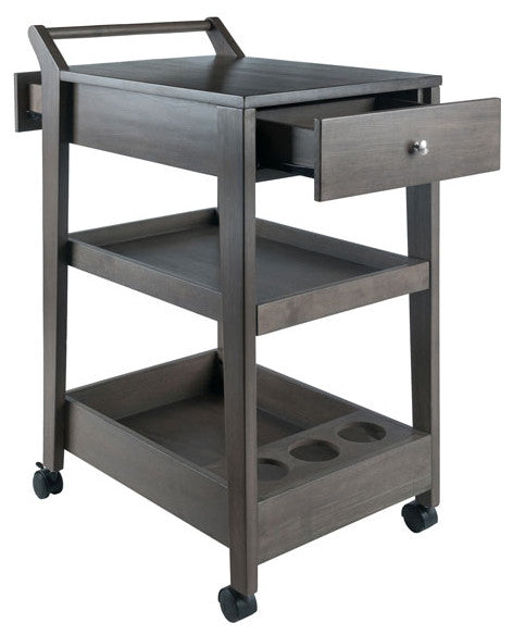 Jeston Entertainment Cart, Oyster Gray