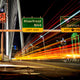 "Texas Freeway Two" Metal, 30"x30"
