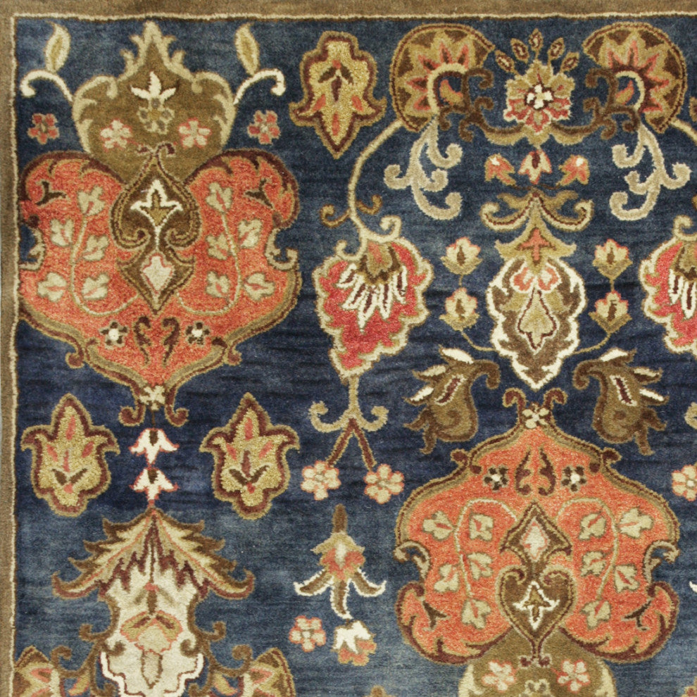 KAS Syriana 6020 Navy Tapestry Area Rug, 5'x8'