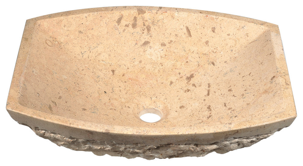 ANZZI Moon Series Exotic Stone Bathroom Vessel Sink